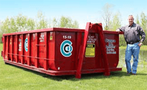15 yard dumpster from Cragco